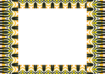  Traditional Indonesian batik for decorating a4 landscape certificate, diploma, announcement, advertisement