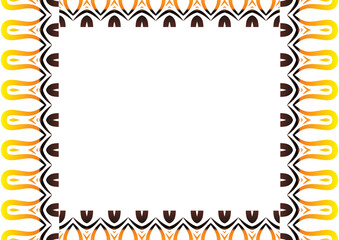  Traditional Indonesian batik for decorating a4 landscape certificate, diploma, announcement, advertisement