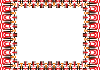  Traditional Indonesian batik for decorating a4 landscape certificate, diploma, announcement, advertisement