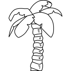 Summer Beach Element Line Collection