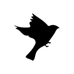 Bird clip art design on plain white transparent isolated background for card, shirt, hoodie, sweatshirt, apparel, card, tag, mug, icon, poster or badge