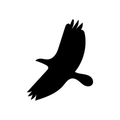 Bird clip art design on plain white transparent isolated background for card, shirt, hoodie, sweatshirt, apparel, card, tag, mug, icon, poster or badge
