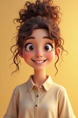 Elegant AI-Generated Portrait of a Young Woman in Floral Headpiece – Fantasy Beauty Style for Digital Art & Editorial Use

