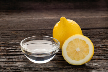 Ripe lemon with vinegar - Citrus Limon