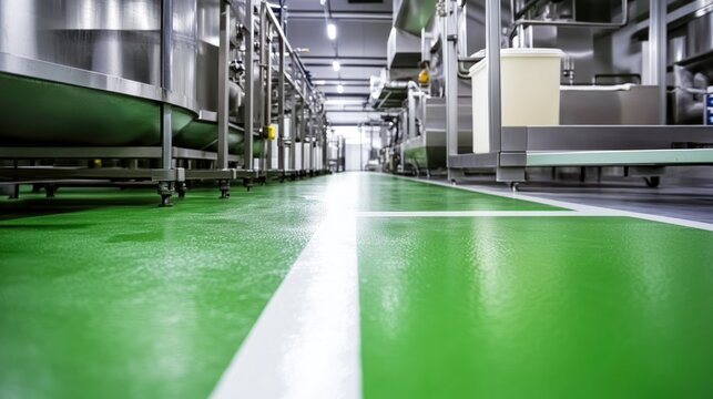 perspective of a clean and hygienic food processing facility fea