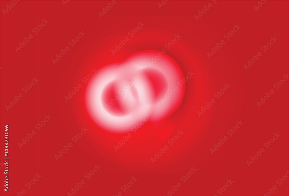 Poster abstract red background with geometric shapes. vector illustration in flat style. design element for