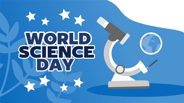 world science day with a telescope