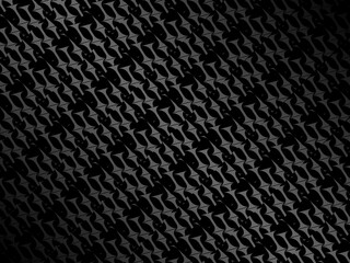 Black metal texture steel background. Perforated metal sheet.