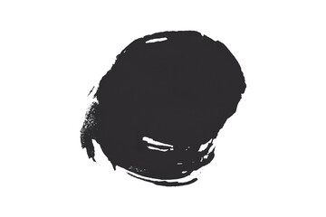 Dark gray watercolor background. Artistic hand paint. Isolated on transparent background.
