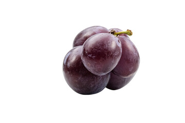 Obraz premium a bunch of plums sitting on top of each other