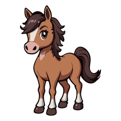 Horse Vector – Wild or Domestic Animal Illustration