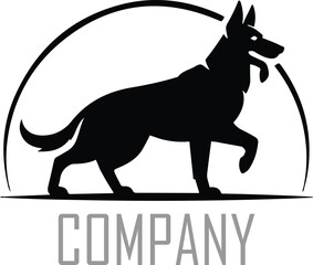 dog logo icon business logo background illustration