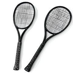 cross rackets clip