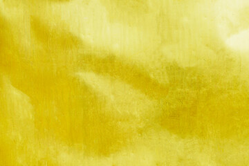 Old glod metal wall background or texture and shadow.
