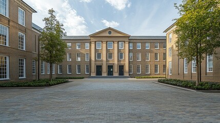 Fototapeta premium Imperial College London's Impressive New Academic Building