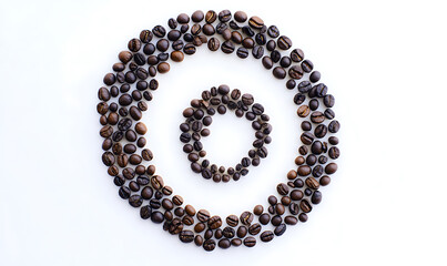 Realistic and artistic illustrations of coffee beans, brewing equipment, coffee cups, baristas, coffee farms, roasting processes, and caf&eacute; scenes