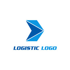 Obraz premium fast delivery, logistic, send logo design