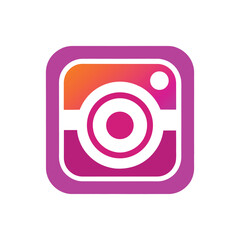 Instagram color vector icon