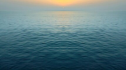 Obraz premium Calm ocean sunset