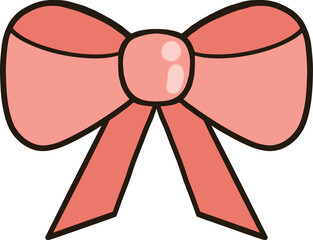 Cute kawaii pink bow collage