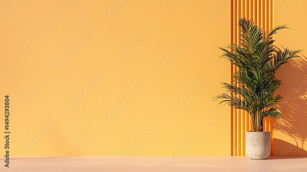 Poster create a scene of a sleek urban home with minimalistic architecture, featuring radiant epic tones an