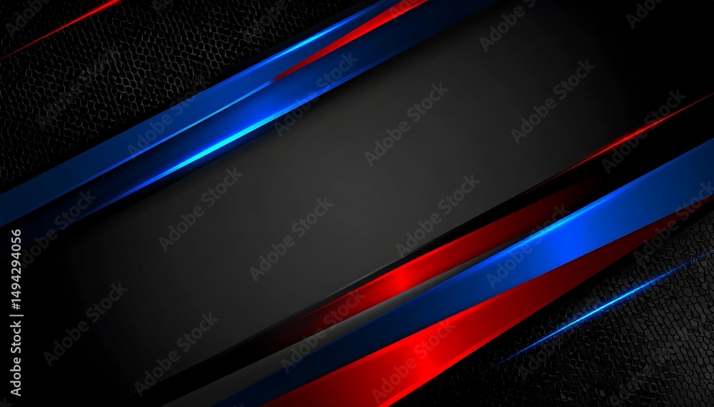 Poster Abstract background with colorful lines.