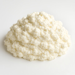 white rice on white background