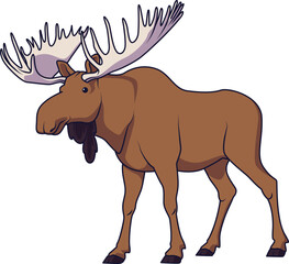 Moose Vector Illustration
