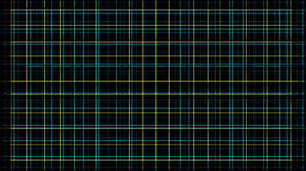 Blue Yellow Green Grid Rhythm