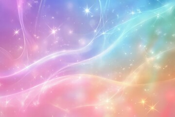 Obraz premium Vibrant Rainbow Background with Sparkling Lights