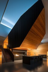 Obraz premium Modern, spacious interior design