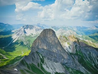 Fototapeta premium mountain landscape with blue sky