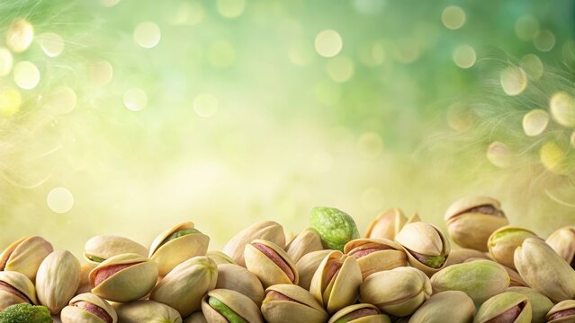 Delicate abstract pistachio background with soft focus and muted color tones, abstract, delicate,  abstract