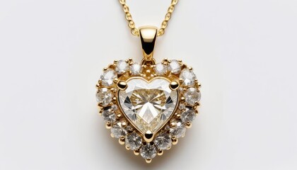 Heart Diamond Pendant Necklace: Luxury Jewelry