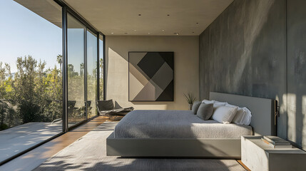 room, interior, bedroom, bed, hotel, home, house, furniture, design, window, luxury, apartment, wall, lamp, light, living, sofa, architecture, floor, decor, pillow, living room, comfortable, wood, ind