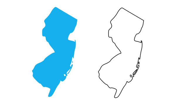 New Jersey State Wall Map By - The Map Shop