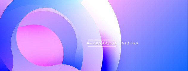 Abstract flowing shapes, vibrant colors blend. Gradient background creates dynamic visual effect. Modern design element for digital projects.