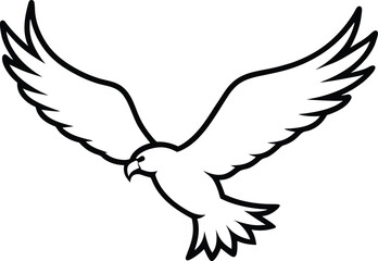 Obraz premium dove with wings