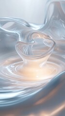 Haze swirl light, twisting ripples the background