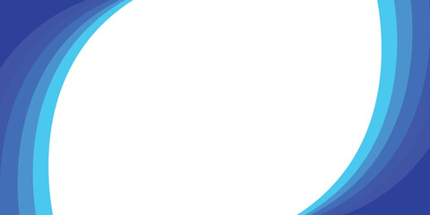 Obraz premium Blue Gradation Simple Design With Flat Background