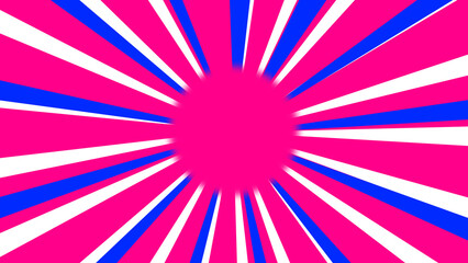 Vibrant abstract background with pink blue and white radial lines for creative projects and graphic design