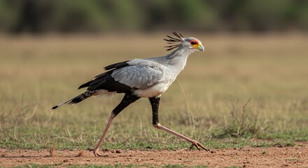 Obraz premium Secretarybird in the African Savanna
