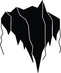 vector illustration of a mountain landscape