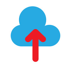 Upload Vector Flat Icon Design
