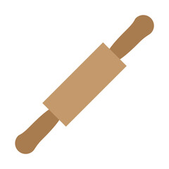 Rolling Pin Vector Flat Icon Design