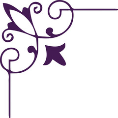 Beautiful flower art and mandala vector design