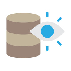 Data Visualization Vector Flat Icon Design