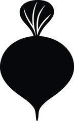beetroot icon vector illustration