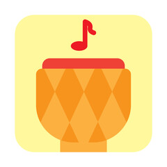 Mexican Dancer Vector Flat Icon Design