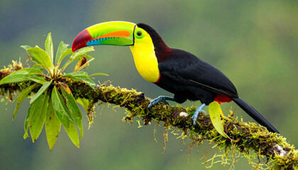 Keelbilled Toucan Ramphastos Sulfuratus